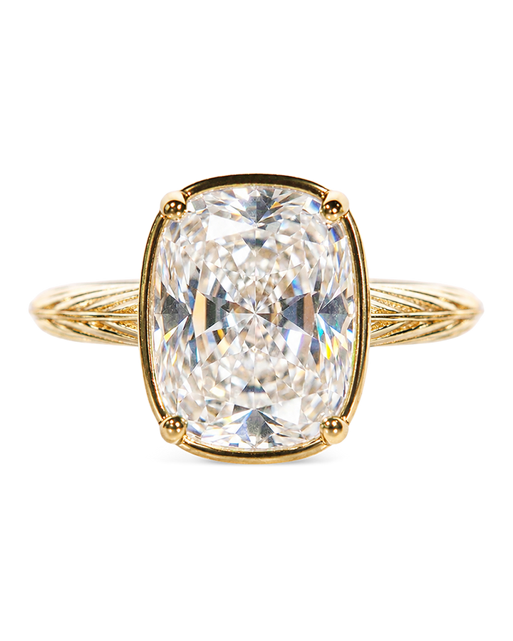 Sterling Silver Midi Elongated Cushion Ring