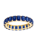 Sterling Silver Rio Baguette Sapphire CZ Ring