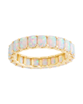 Sterling Silver Rio Baguette Opal Ring