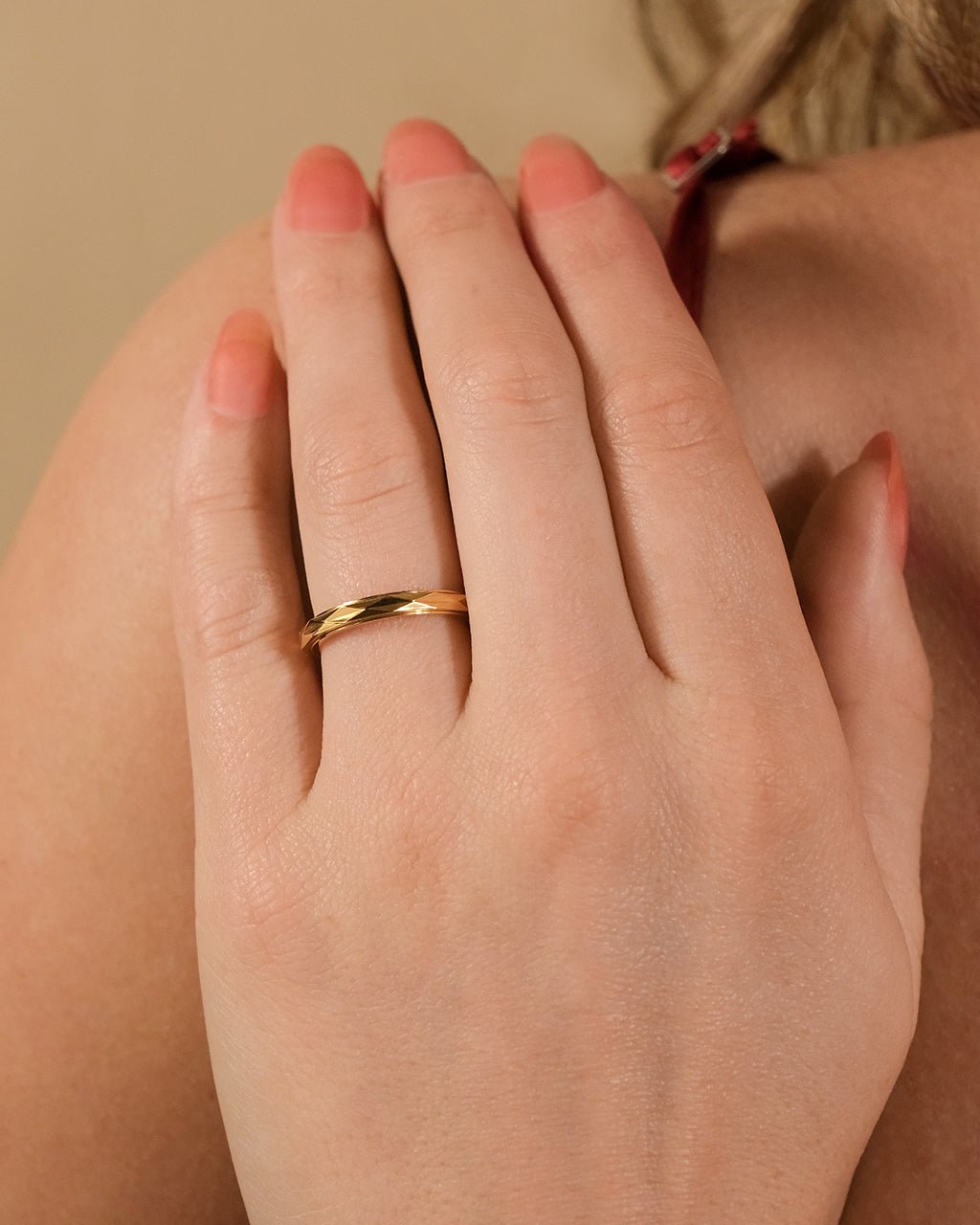 Textured Spinner Ring - Sterling Forever