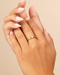 Textured Spinner Ring - Sterling Forever