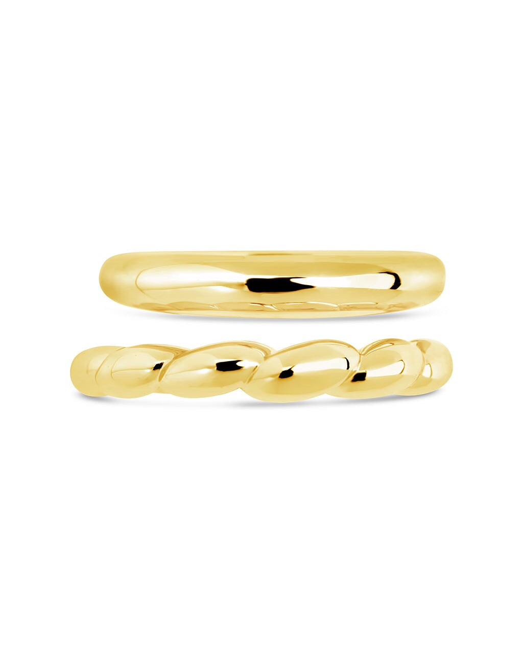 Kehlani Band Ring Set of 2 Ring Sterling Forever 