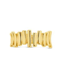Joss Staggered Band Ring - Sterling Forever