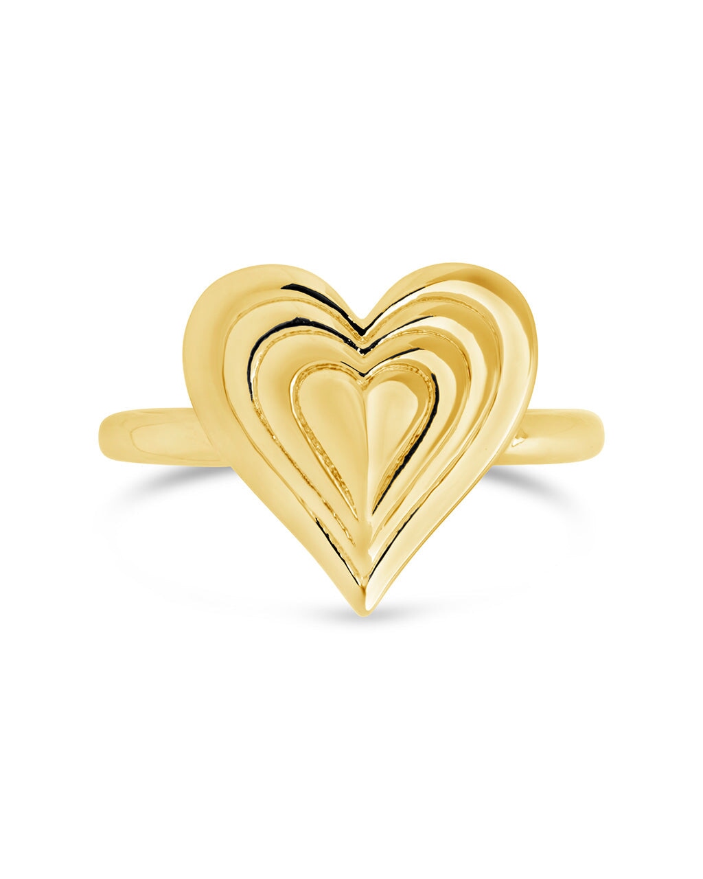 Beating Heart Ring – Sterling Forever