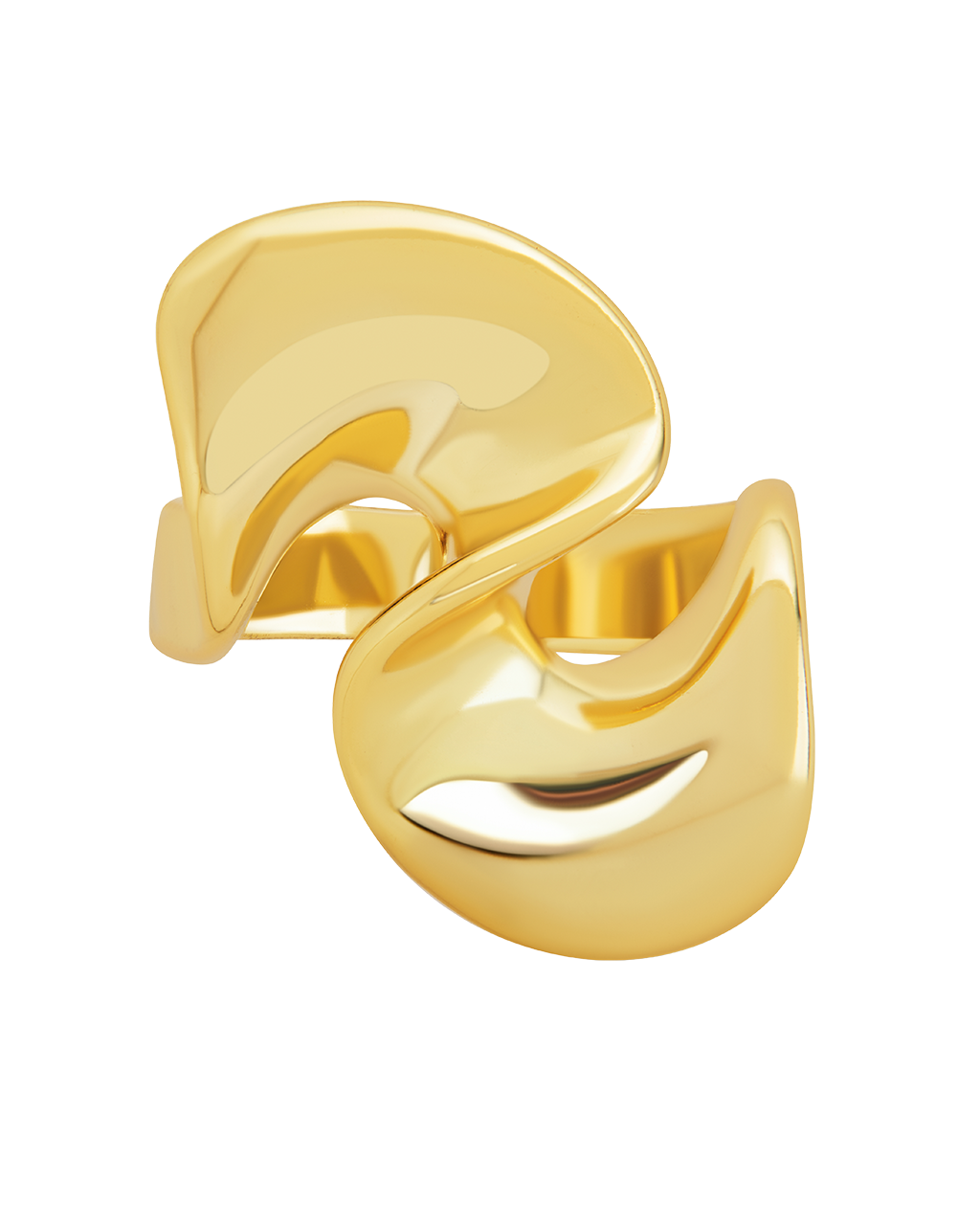 Lorraine Twisted Fan Statement Ring