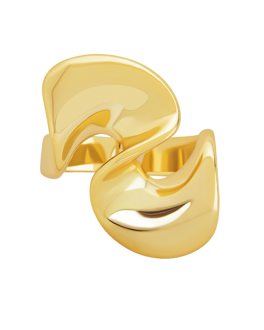 Lorraine Twisted Fan Statement Ring