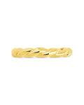 Sterling Silver Nixie Twist Band Ring - Sterling Forever