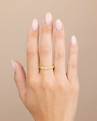 Sterling Silver Nixie Twist Band Ring
