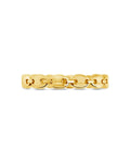 Sterling Silver Janie Anchor Chain Ring - Sterling Forever