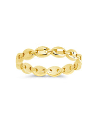 Janie Chain Ring Ring Sterling Forever 