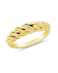 Sterling Silver Graham Twist Band Ring - Sterling Forever