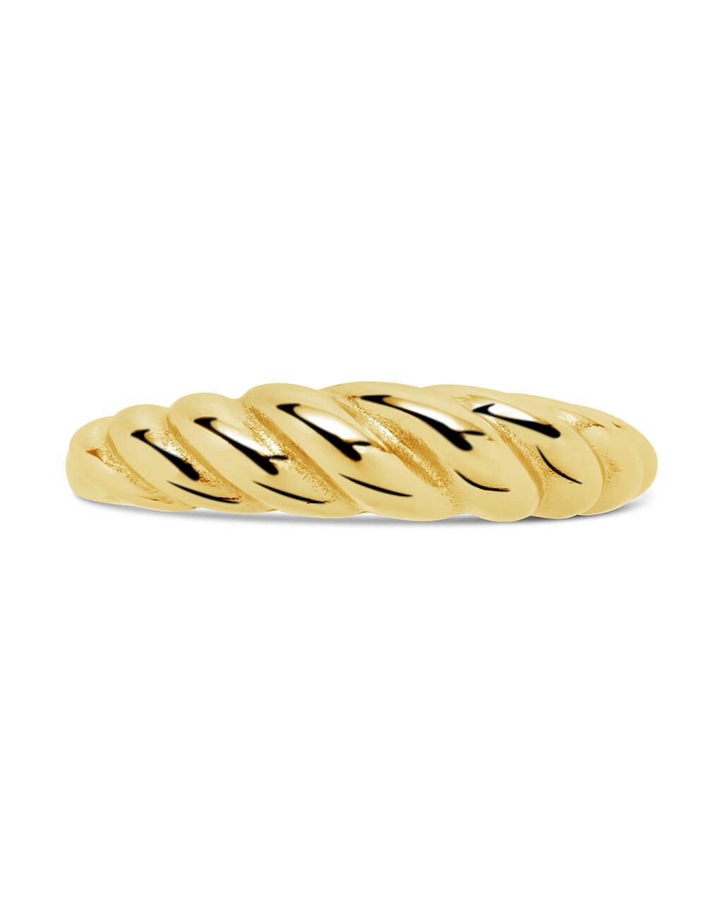 Sterling Silver Graham Twist Band Ring - Sterling Forever
