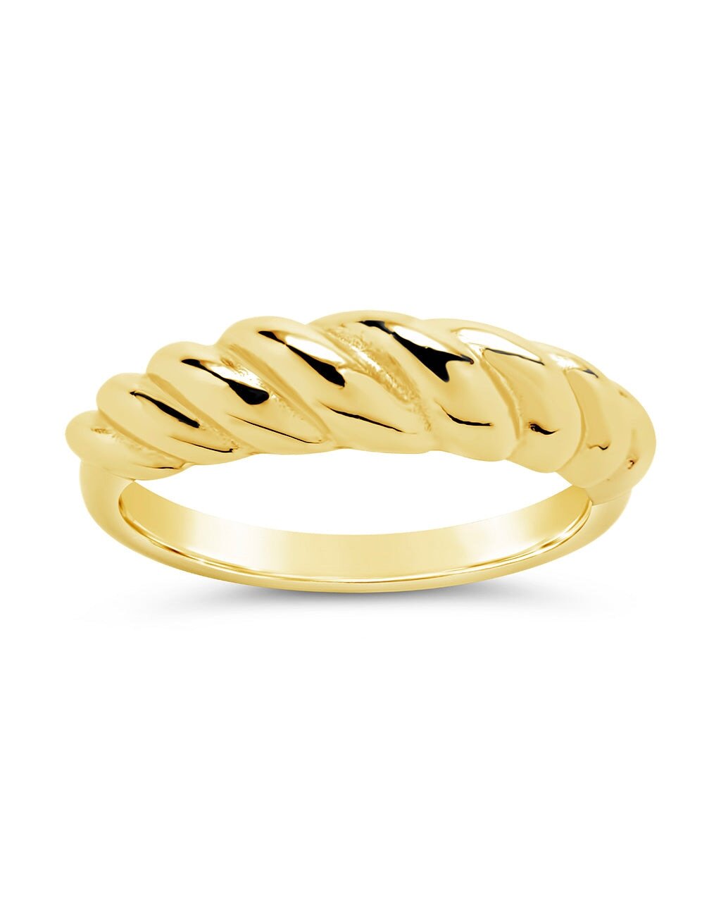 Sterling Silver Graham Twist Band Ring - Sterling Forever