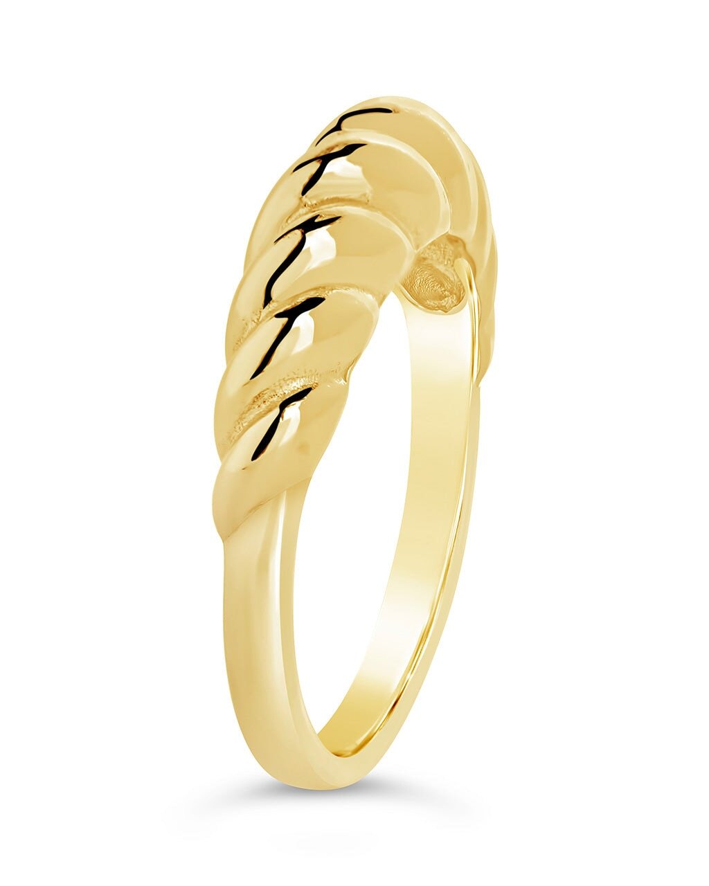 Sterling Silver Graham Twist Band Ring - Sterling Forever