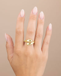 Sterling Silver Lauren Polished Open Ring - Sterling Forever
