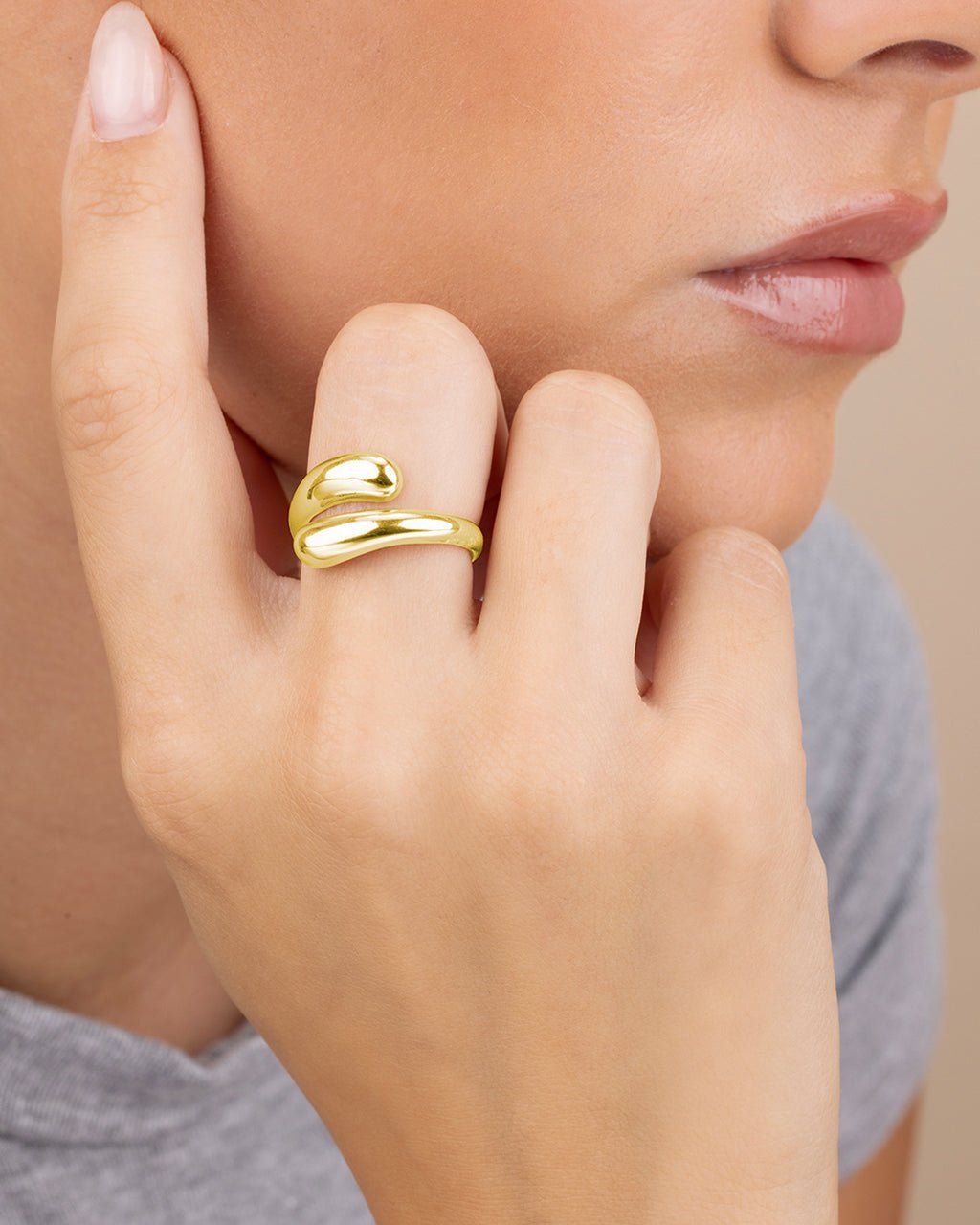 Sterling Silver Lauren Polished Open Ring - Sterling Forever