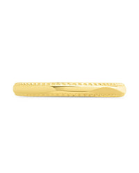 Sterling Silver Kayden Thin Textured Ring