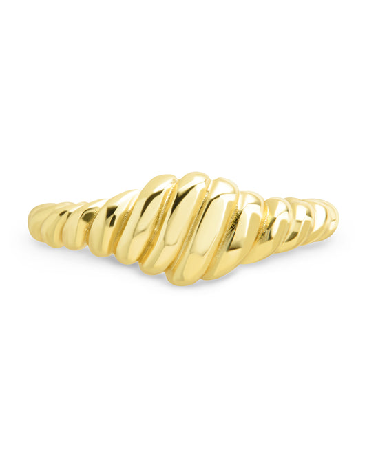 Sterling Silver Paula Ribbed Ring