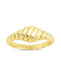 Sterling Silver Paula Ribbed Ring - Sterling Forever