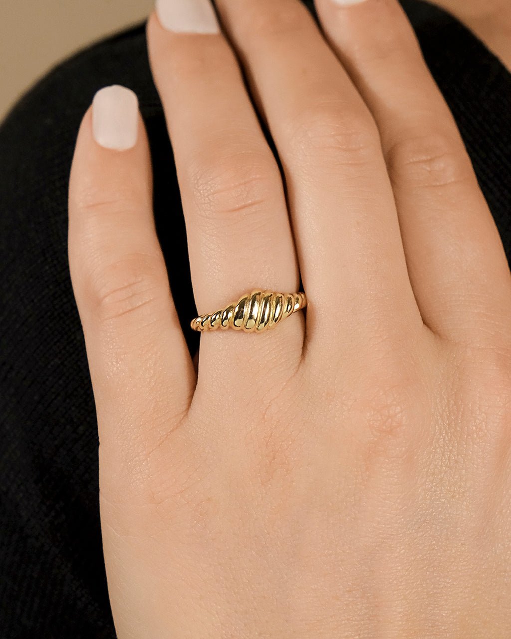 Sterling Silver Paula Ribbed Ring - Sterling Forever