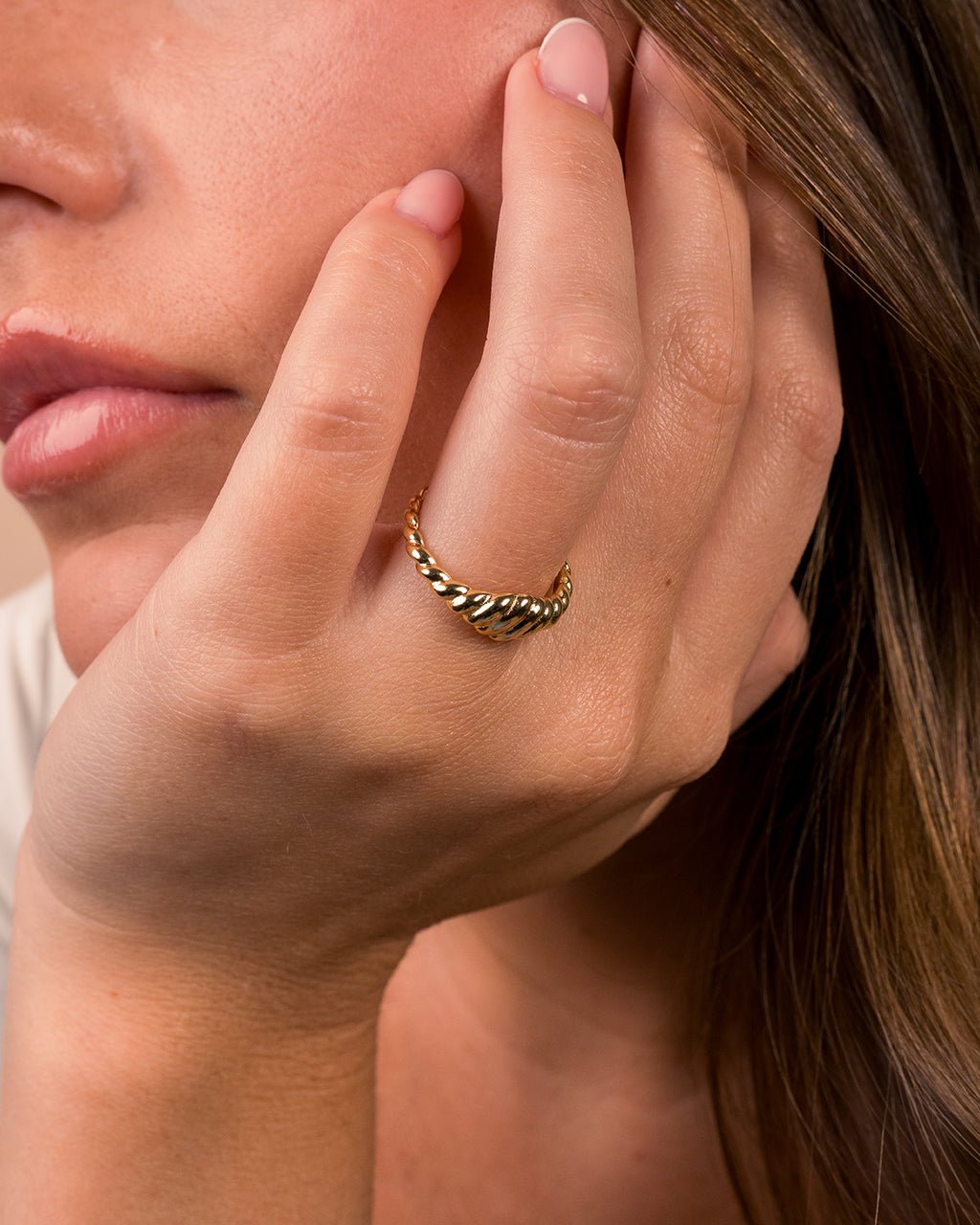 Sterling Silver Paula Ribbed Ring - Sterling Forever