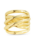 Sterling Silver Rebecca Layered Stacking Ring - Sterling Forever