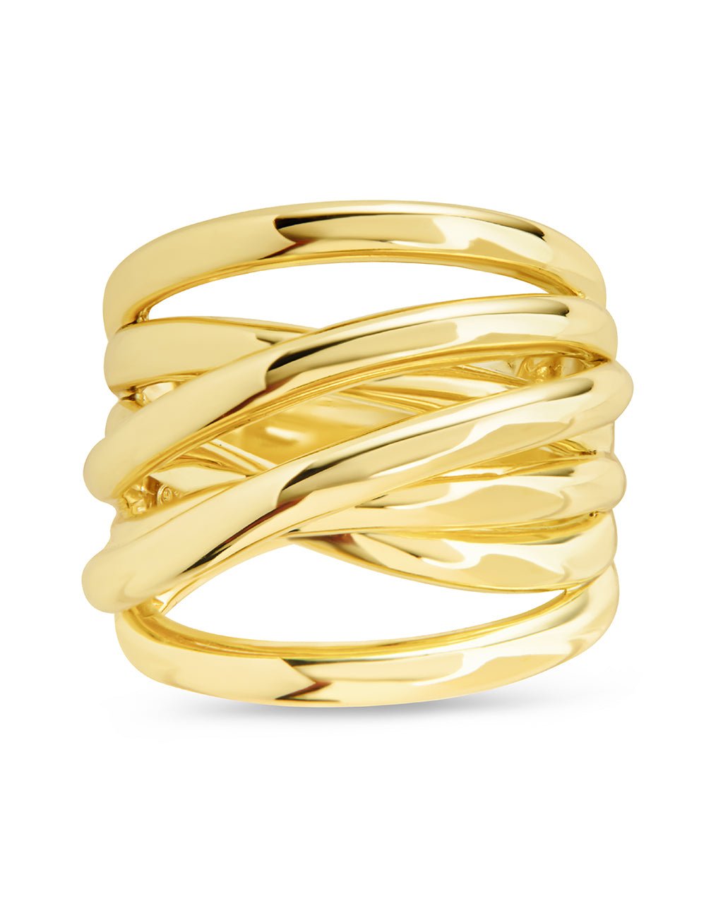 Sterling Silver Rebecca Layered Stacking Ring - Sterling Forever