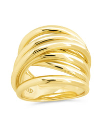 Sterling Silver Rebecca Layered Stacking Ring - Sterling Forever