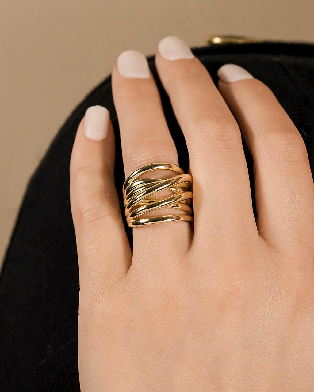 Sterling Silver Rebecca Layered Stacking Ring - Sterling Forever