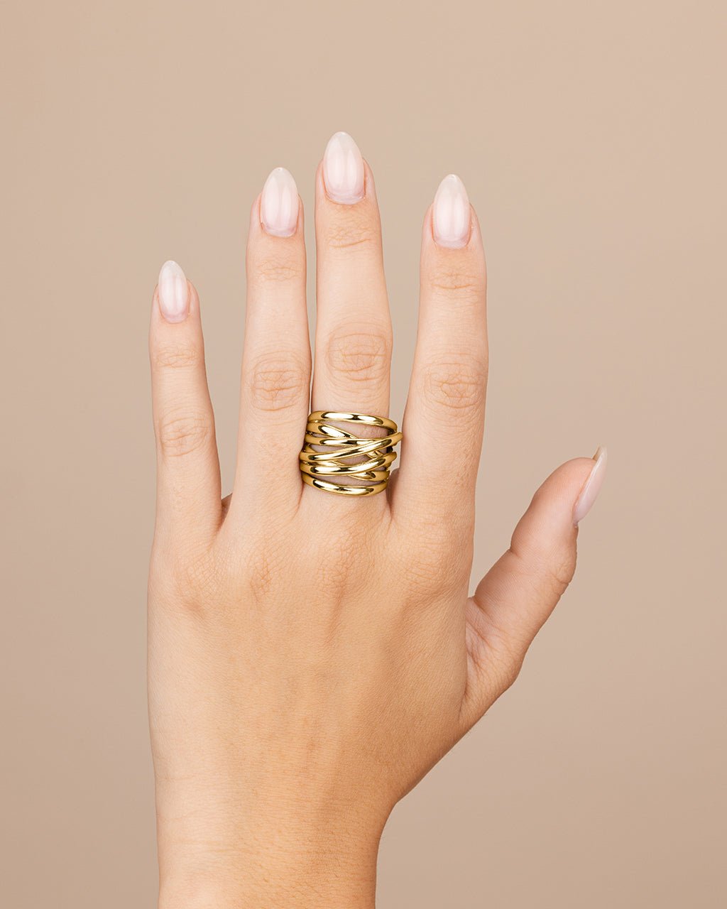 Sterling Silver Rebecca Layered Stacking Ring - Sterling Forever