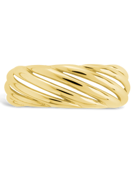 Sterling Silver Julianna Bold Twist Sculpted Ring