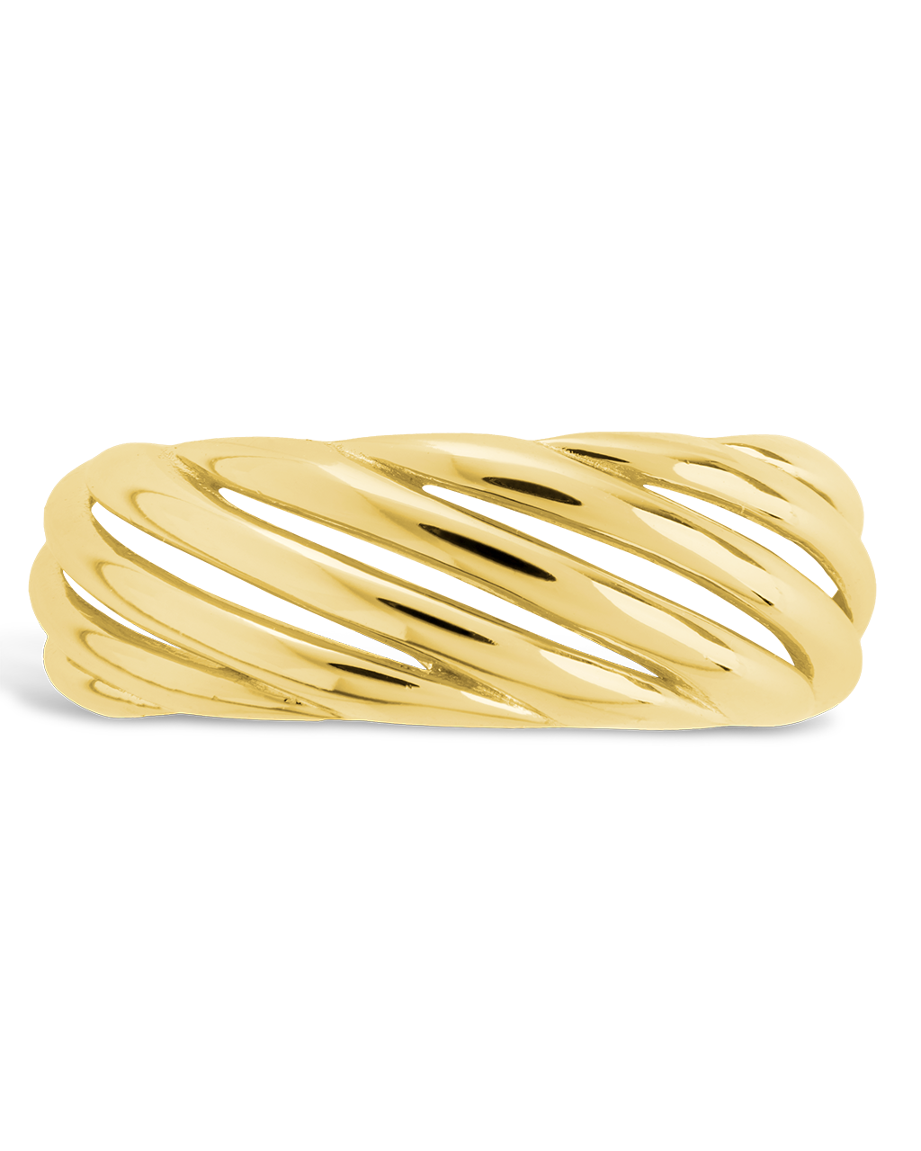 Sterling Silver Julianna Bold Twist Sculpted Ring