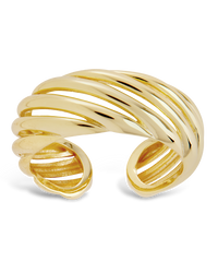 Sterling Silver Julianna Bold Twist Sculpted Ring