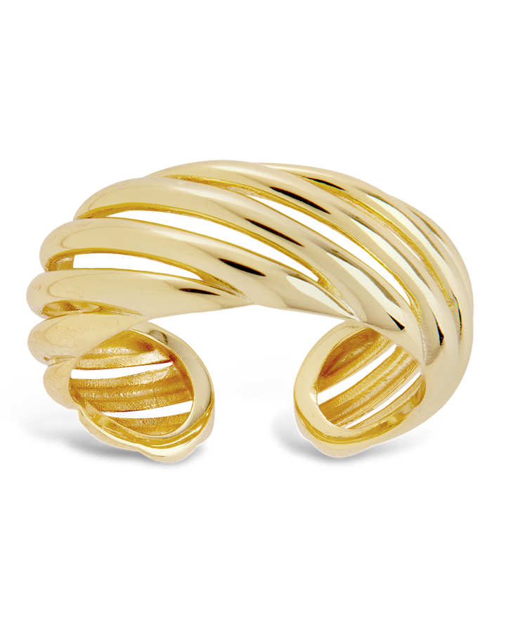Sterling Silver Julianna Bold Twist Sculpted Ring