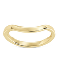 Sterling Silver Polished Crescent Stacking Ring