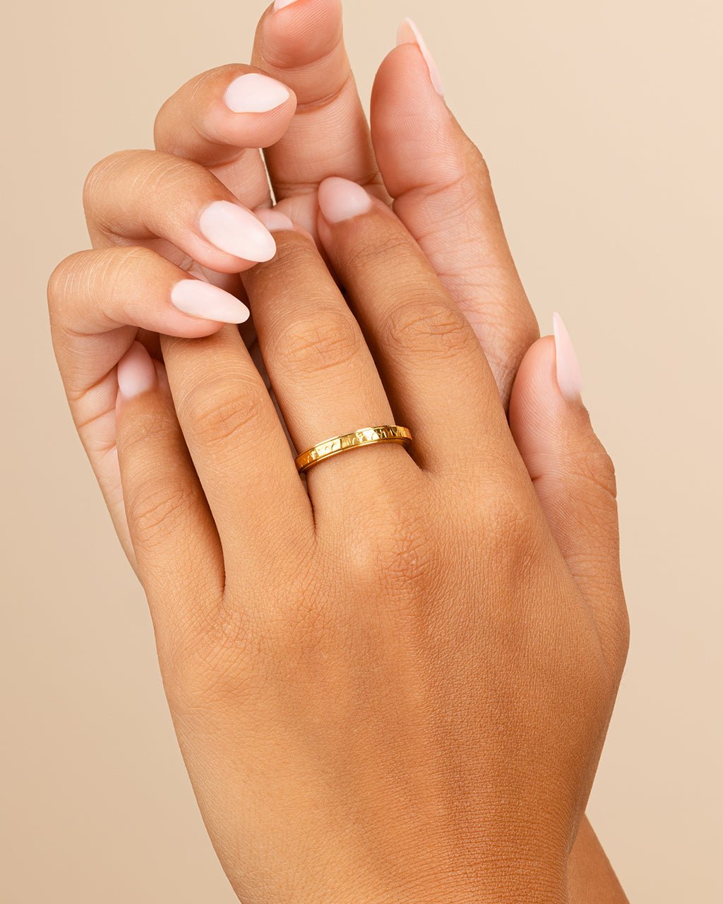 Textured Spinner Ring - Sterling Forever
