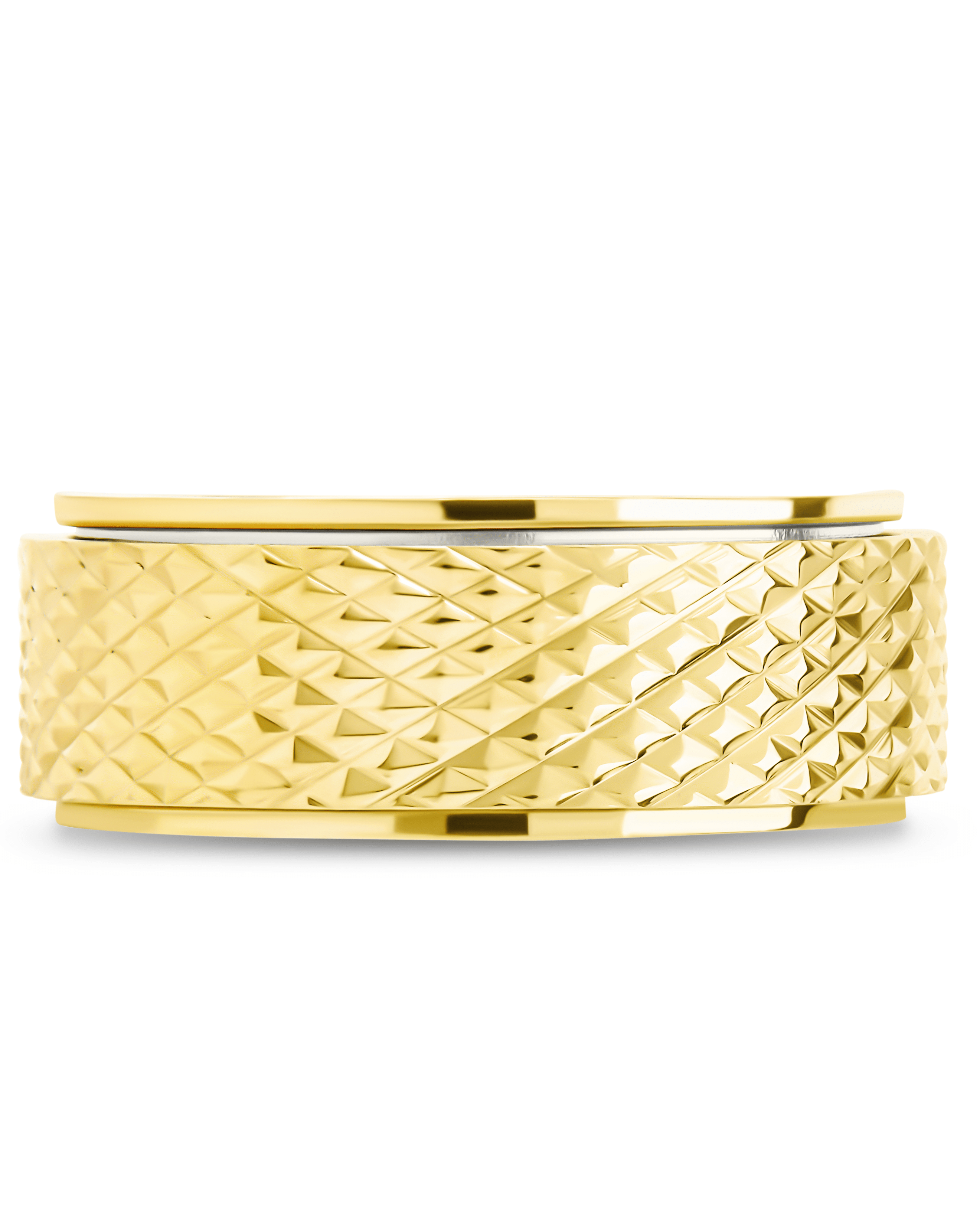 Textured Spinner Ring - Sterling Forever