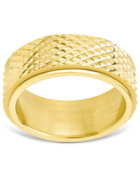 Textured Spinner Ring - Sterling Forever