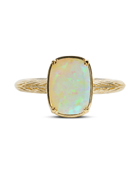 Champagne Fire Opal mini ring – gold