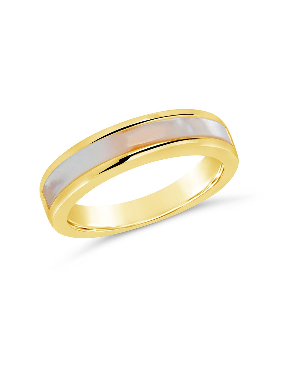 Mishel Band Ring Ring Sterling Forever Gold 6 