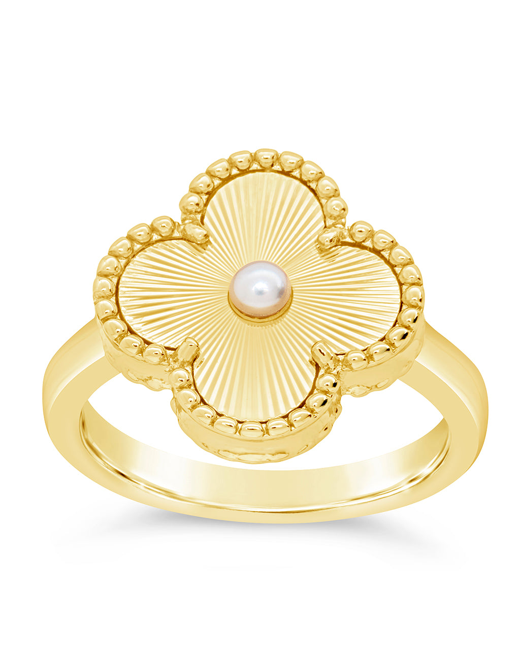 Tilda Pearl & Clover Statement Ring
