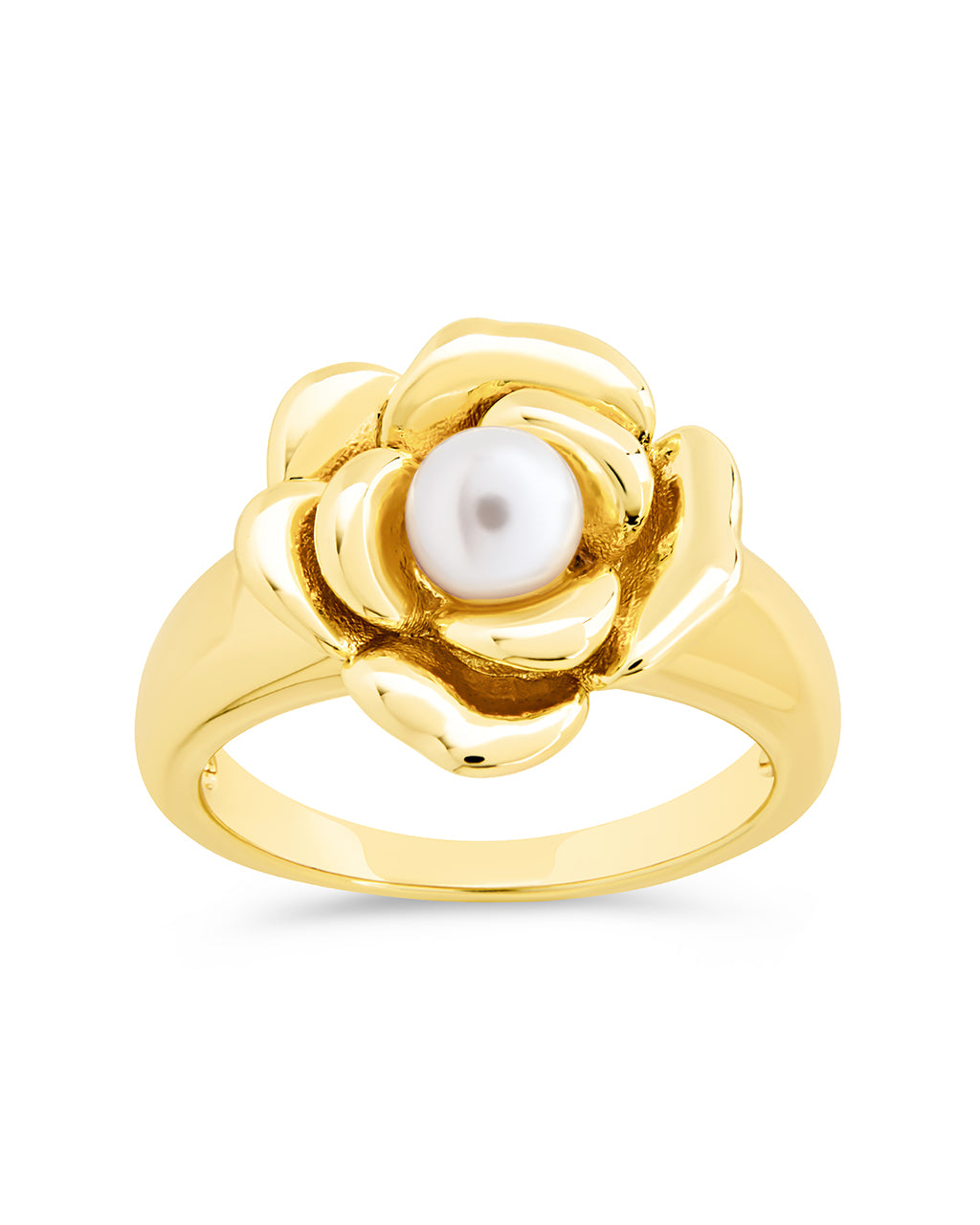 Rosa Pearl Flower Ring