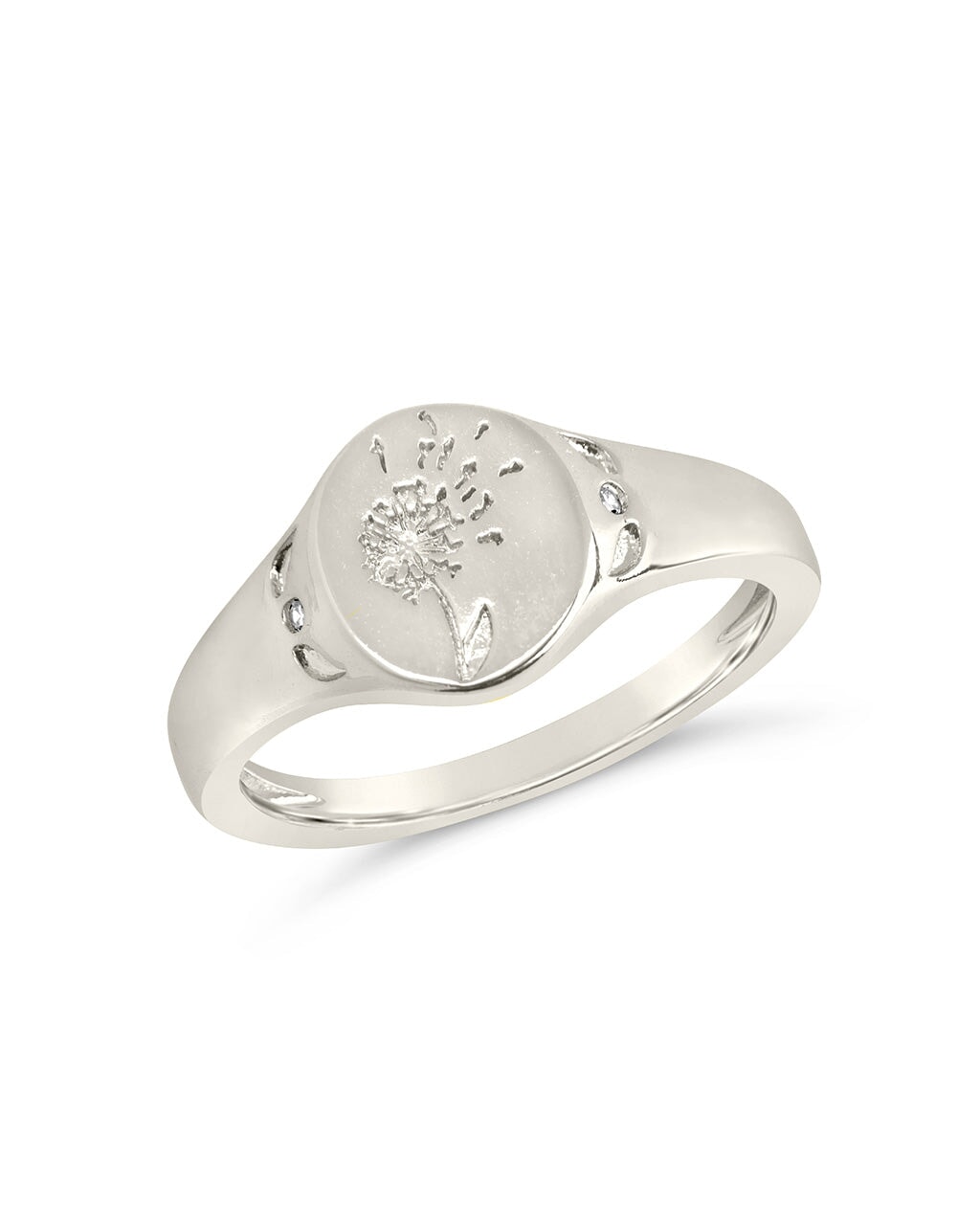 Make A Wish Signet Ring Ring Sterling Forever Silver 6 