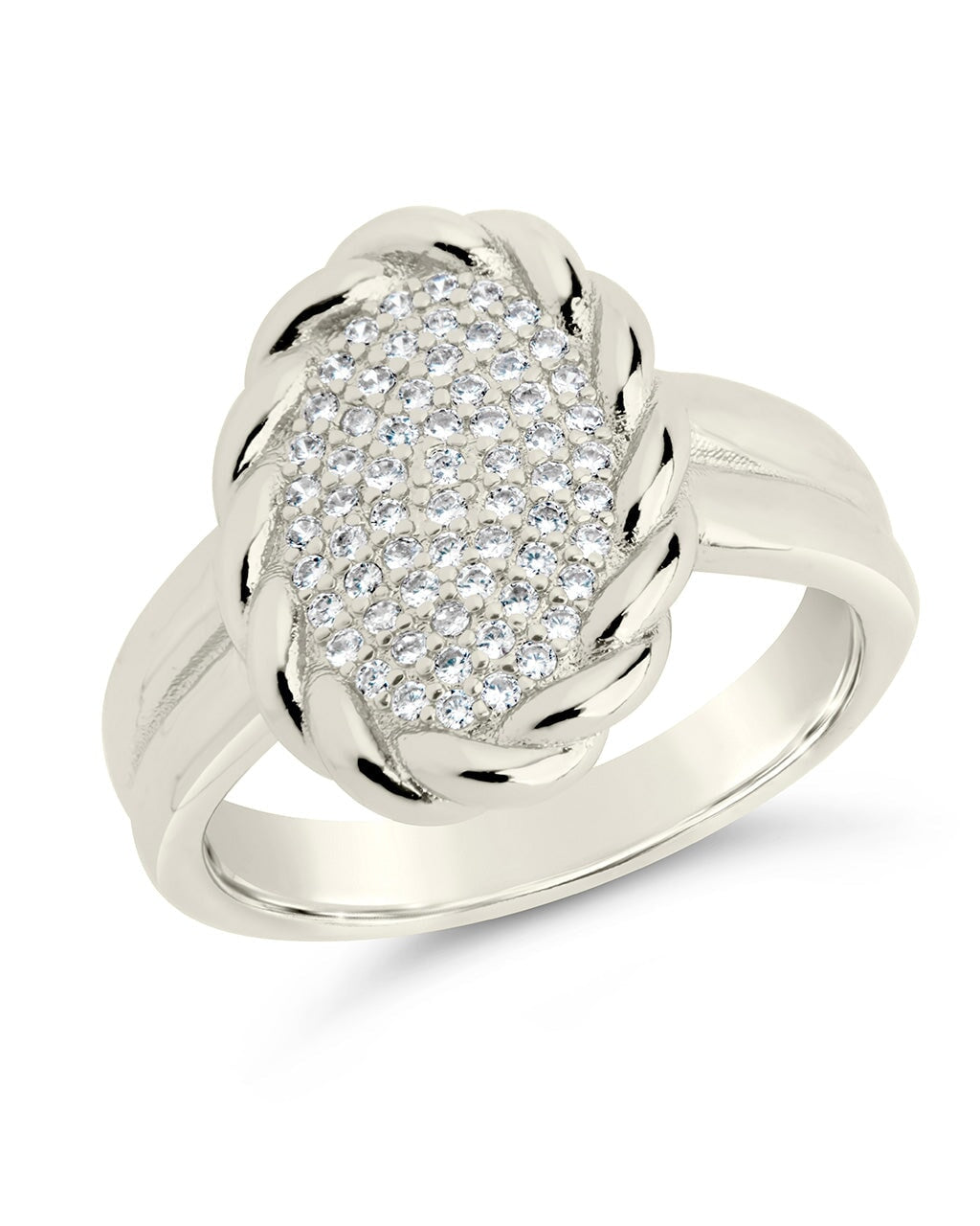 Galette Ring Ring Sterling Forever Silver 6 
