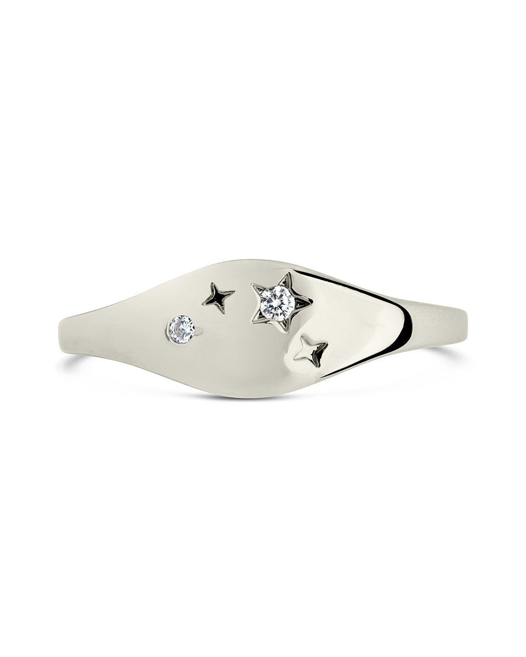 Jupiter Thin Signet Ring Ring Sterling Forever 