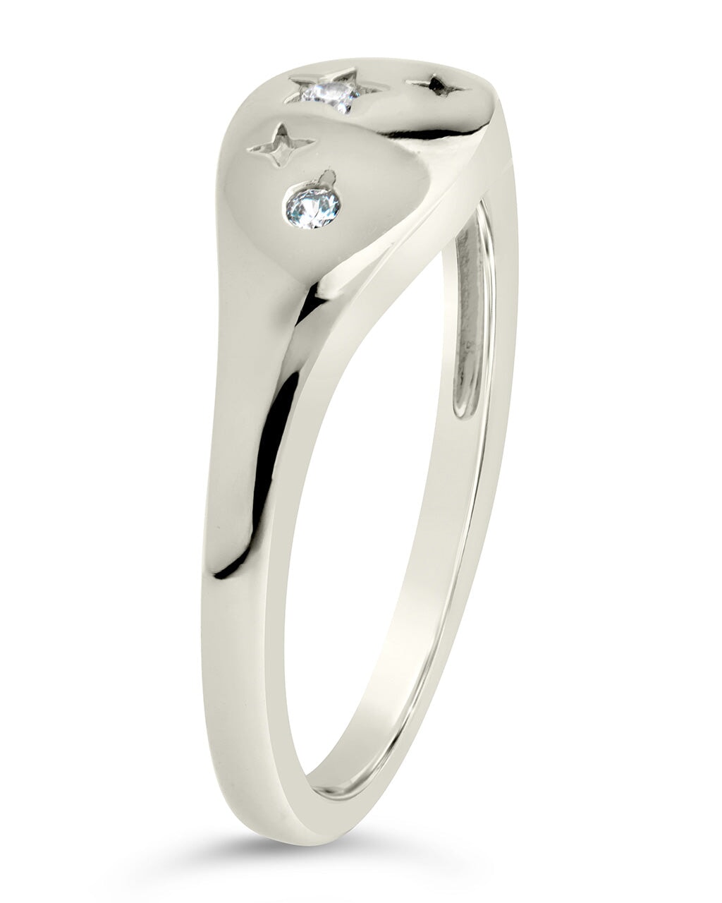 Jupiter Thin Signet Ring Ring Sterling Forever 