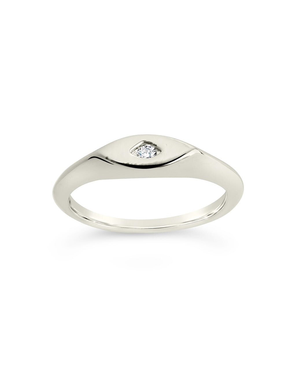 Junia Thin Signet Ring Ring Sterling Forever 