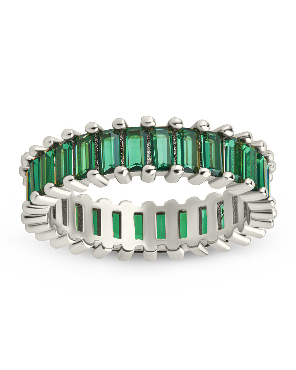 Caroline Rainbow CZ Eternity Band Ring