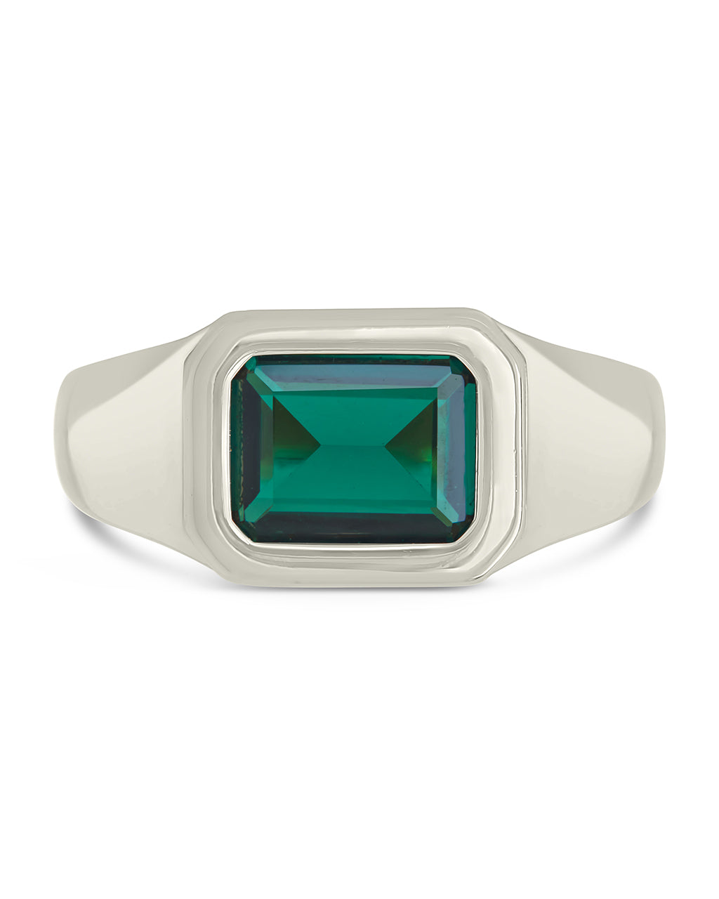 Calder CZ Statement Signet Ring