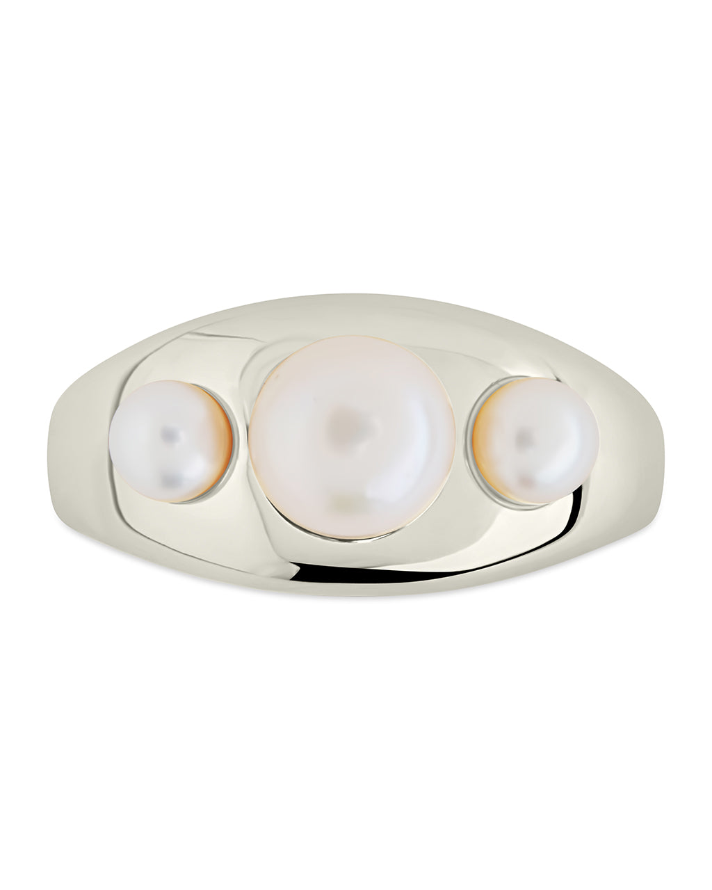 Finlee Studded Pearl Statement Ring